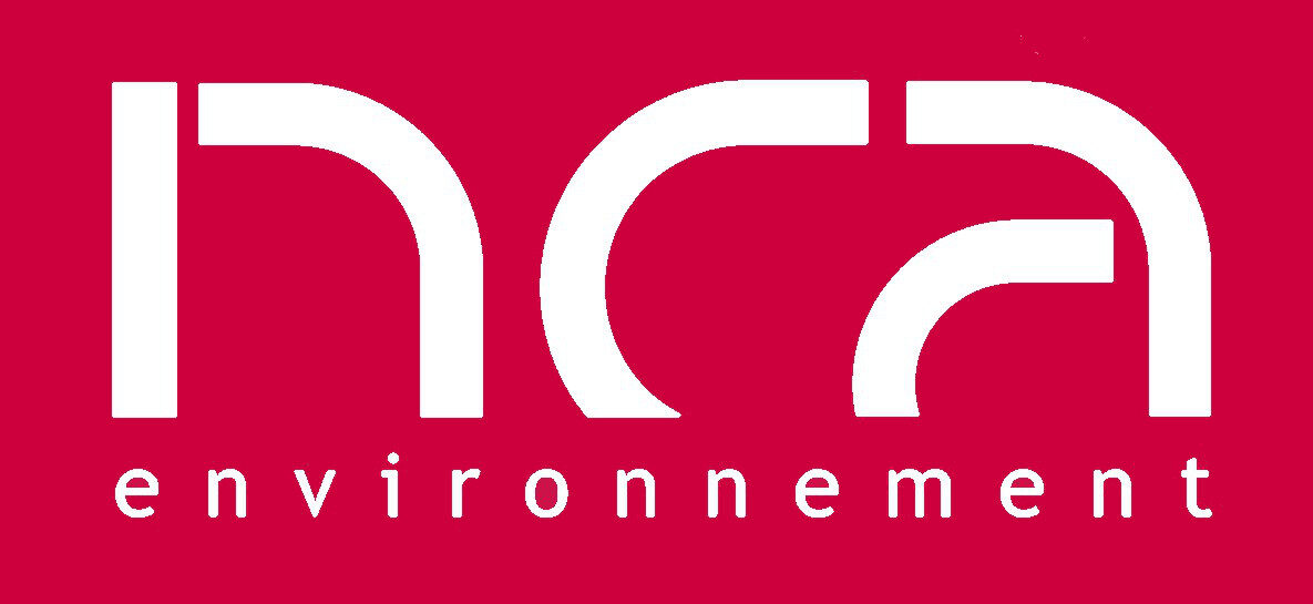 Logo bureau d'études NCA Environnement, basé à Neuville-de-Poitou, en charge de l'étude des milieux naturels, du paysage et de l’environnement humain pour le projet de centrale agrivoltaïque de Donzy