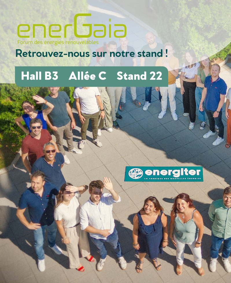 Energaïa 2023, l'équipe energiter sera présente pour vous contrer. Rendez-vous hall B3, allée C, stand 22.